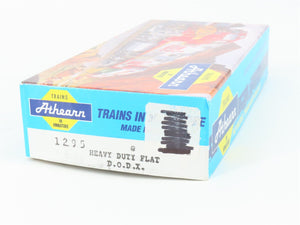 HO Scale Athearn Kit 1295 DODX Department of Defense Heavy Duty Flat Car #39900