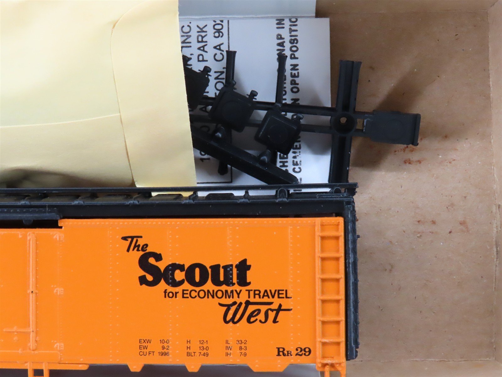 HO Scale Athearn Kit 5021 SFRD Santa Fe Railroad Scout 40' Reefer #35870