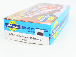 HO Athearn Kit 5385 BNSF Burlington Northern Santa Fe Wide Vision Caboose 100232