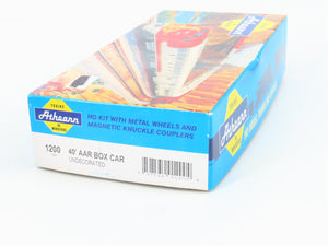 HO Scale Athearn Kit 1200 Undecorated 40' Single Door Box Car