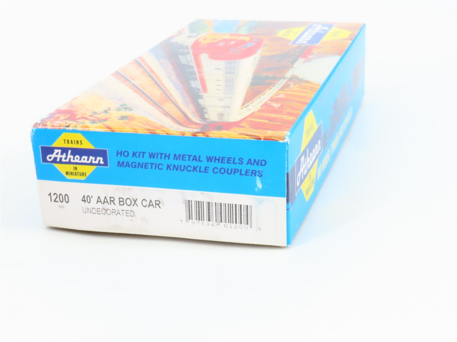 HO Scale Athearn Kit 1200 Undecorated 40' Single Door Box Car