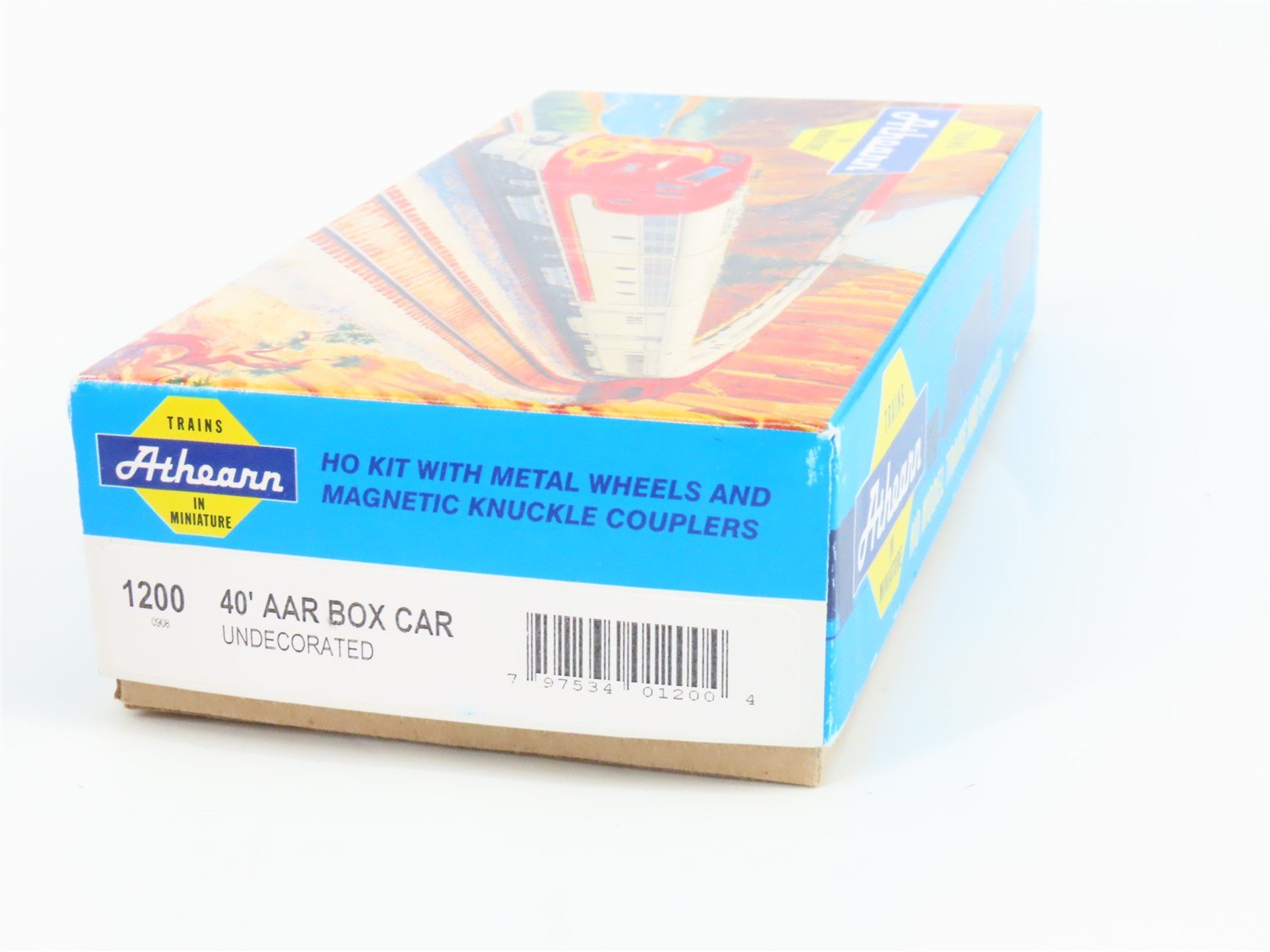 HO Scale Athearn Kit 1200 Undecorated 40' Single Door Box Car
