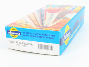 HO Scale Athearn Kit 1200 Undecorated 40' Single Door Box Car