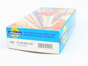HO Scale Athearn Kit 1200 Undecorated 40' Single Door Box Car