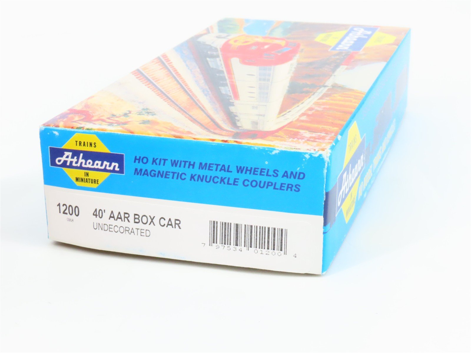HO Scale Athearn Kit 1200 Undecorated 40' Single Door Box Car