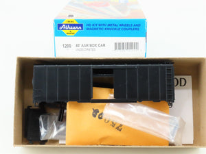 HO Scale Athearn Kit 1200 Undecorated 40' Single Door Box Car