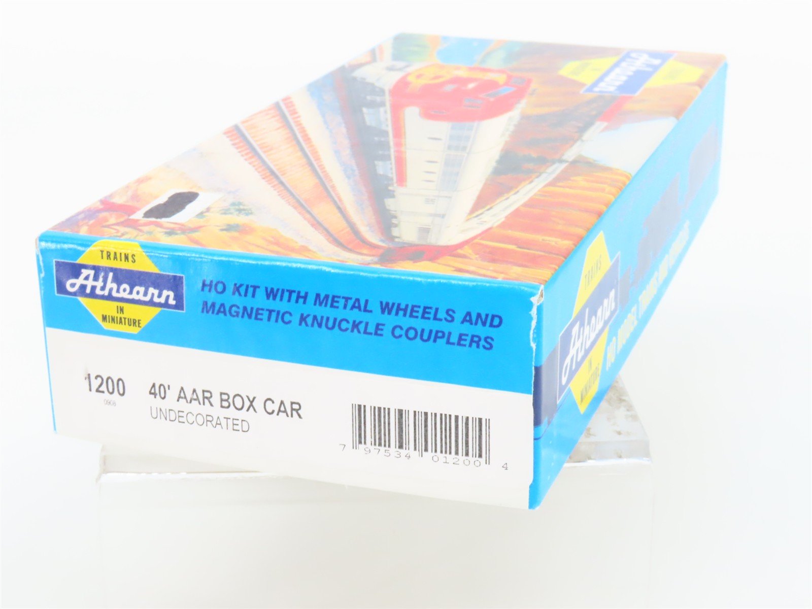 HO Scale Athearn Kit 1200 Undecorated 40' Single Door Box Car