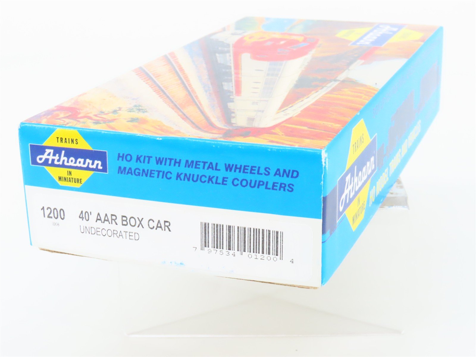 HO Scale Athearn Kit 1200 Undecorated 40' Single Door Box Car