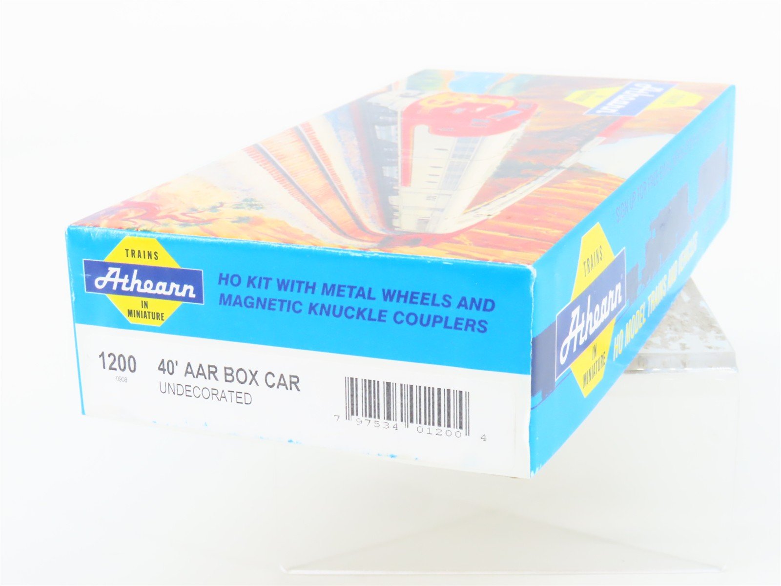 HO Scale Athearn Kit 1200 Undecorated 40' Single Door Box Car