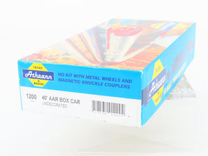 HO Scale Athearn Kit 1200 Undecorated 40' Single Door Box Car