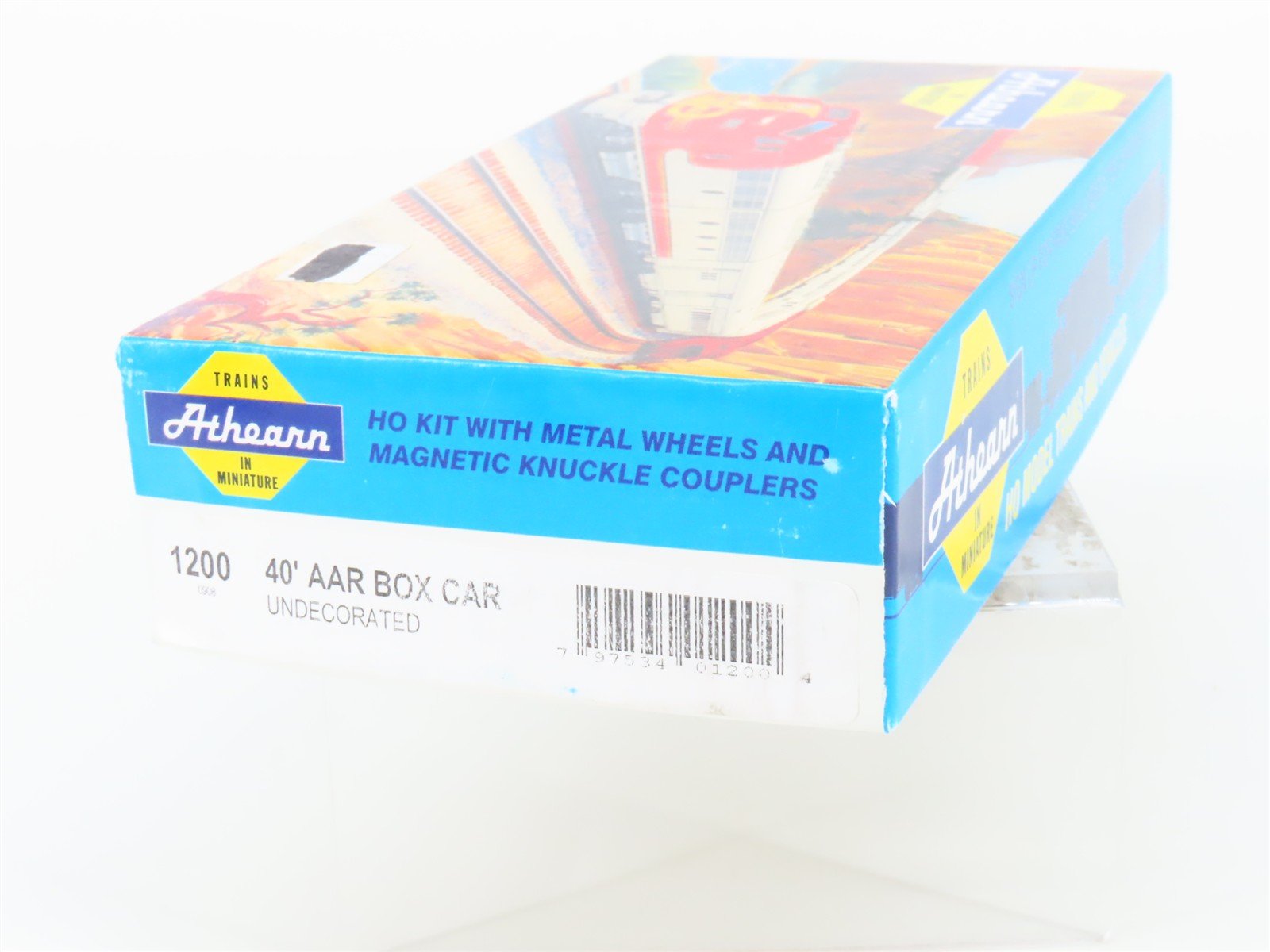HO Scale Athearn Kit 1200 Undecorated 40' Single Door Box Car