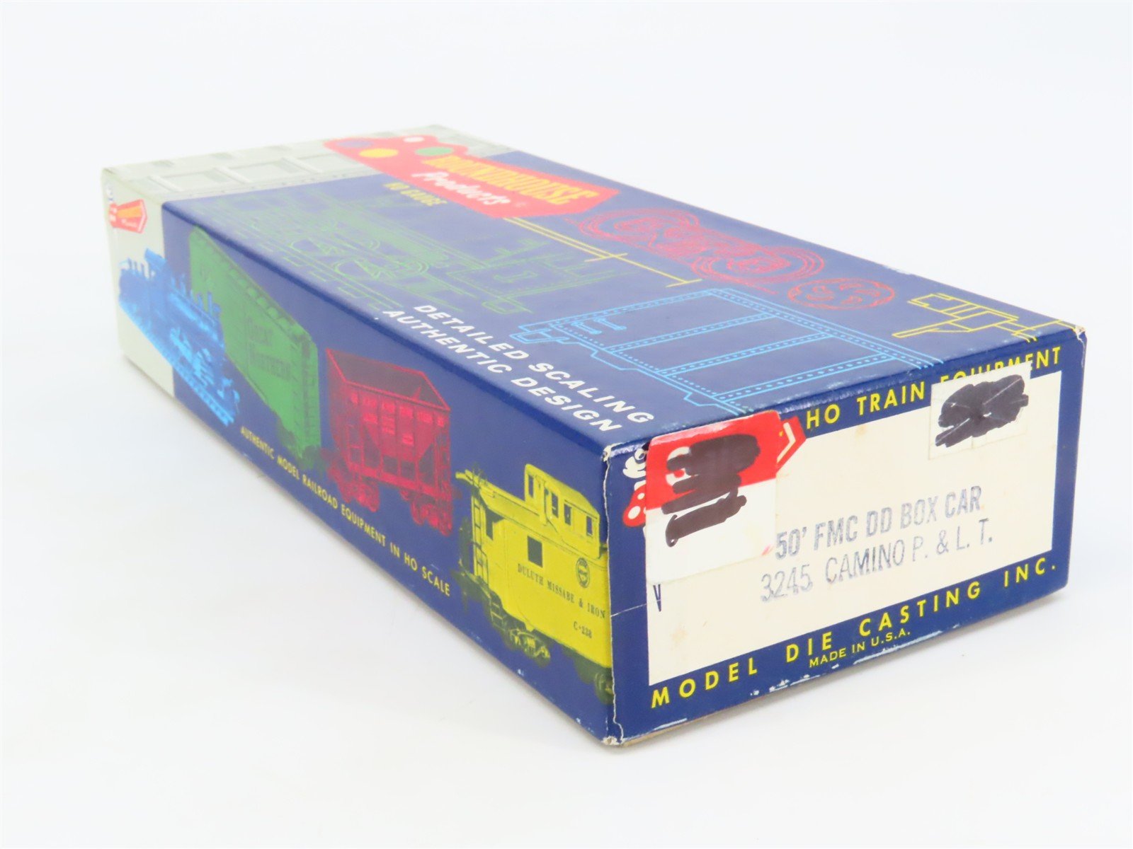 HO Scale Roundhouse Kit 3245 CPLT Camino Placerville & Lake Tahoe Box Car #7705
