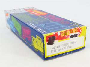 HO Scale Roundhouse Kit 1106 ATSF Santa Fe 40' Single Door Box Car #277144