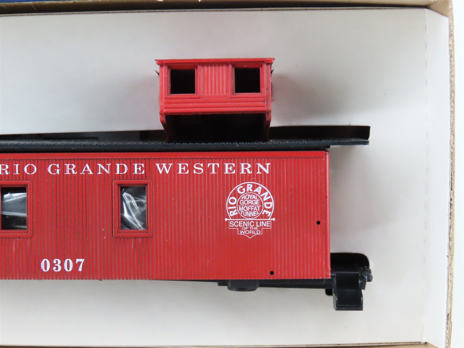 HO Scale Roundhouse Kit 3441 D&RGW Rio Grande Railroad Old Timer Caboose #0307
