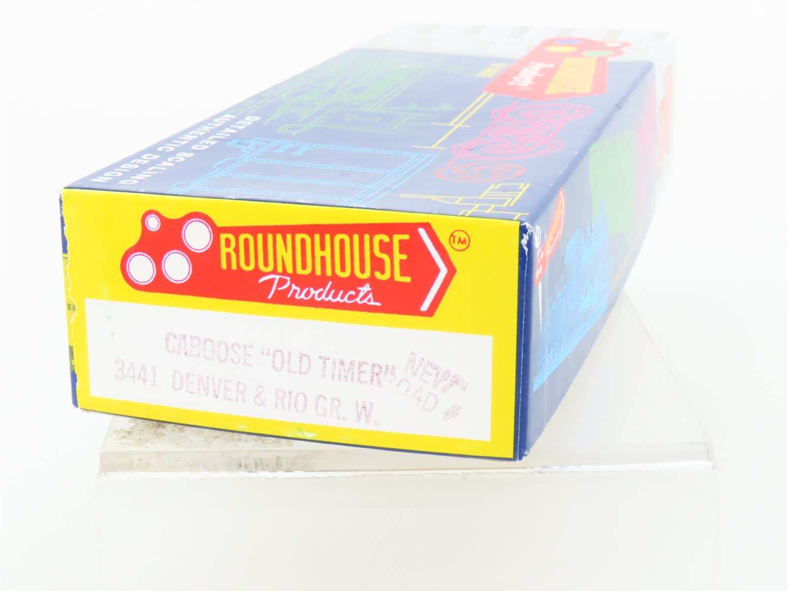 HO Scale Roundhouse Kit 3441 D&RGW Rio Grande Railroad Old Timer Caboose #0307