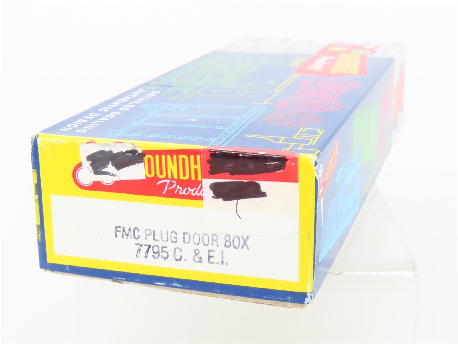 HO Roundhouse Kit 7795 C&EI Chicago & Eastern Illinois Plug Door Box Car #252850