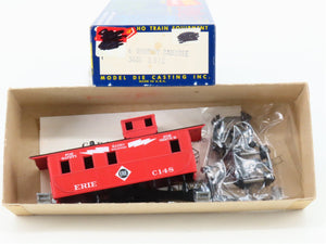 HO Scale Roundhouse Kit 3488 ERIE Railroad 4-Window Caboose #C148
