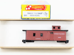 HO Scale Roundhouse Kit 3401 LA&SL UP Union Pacific Old Timer Caboose #3305