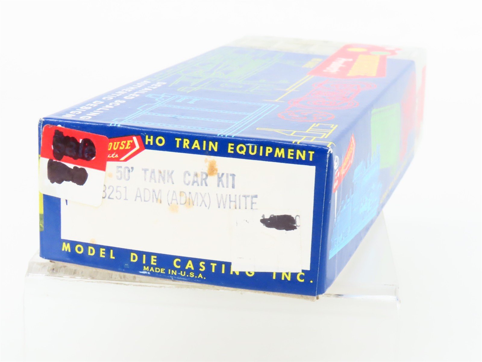 HO Scale Roundhouse Kit 3251 ADMX ADM Corn Sweeteners 50' Tank Car #18008