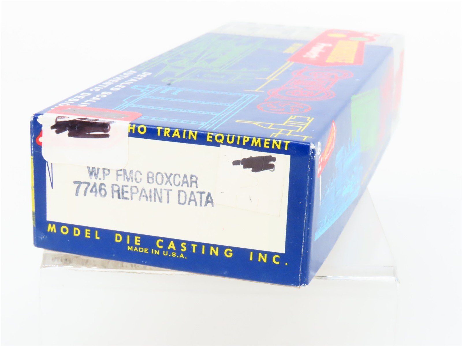 HO Scale Roundhouse Kit 7746 WP Western Pacific Double Door Box Car #33221