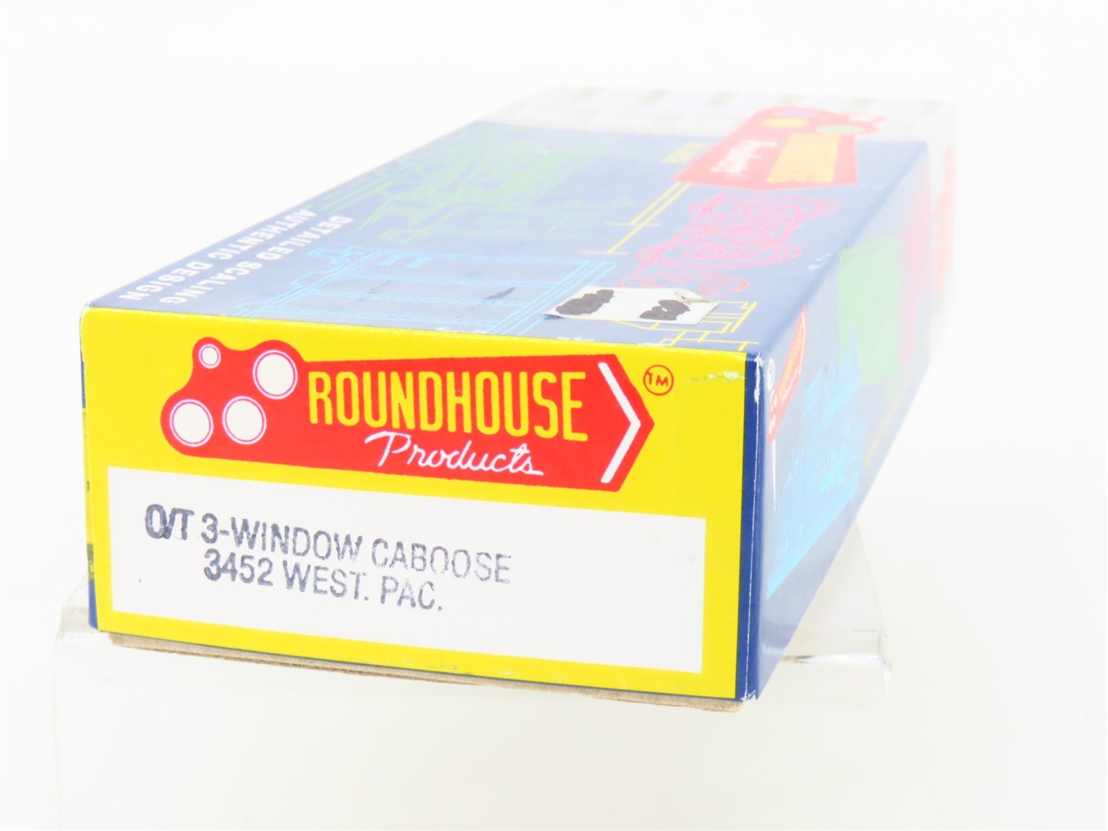 HO Scale Roundhouse Kit 3452 WP Western Pacific Railroad 3-Window Caboose #763