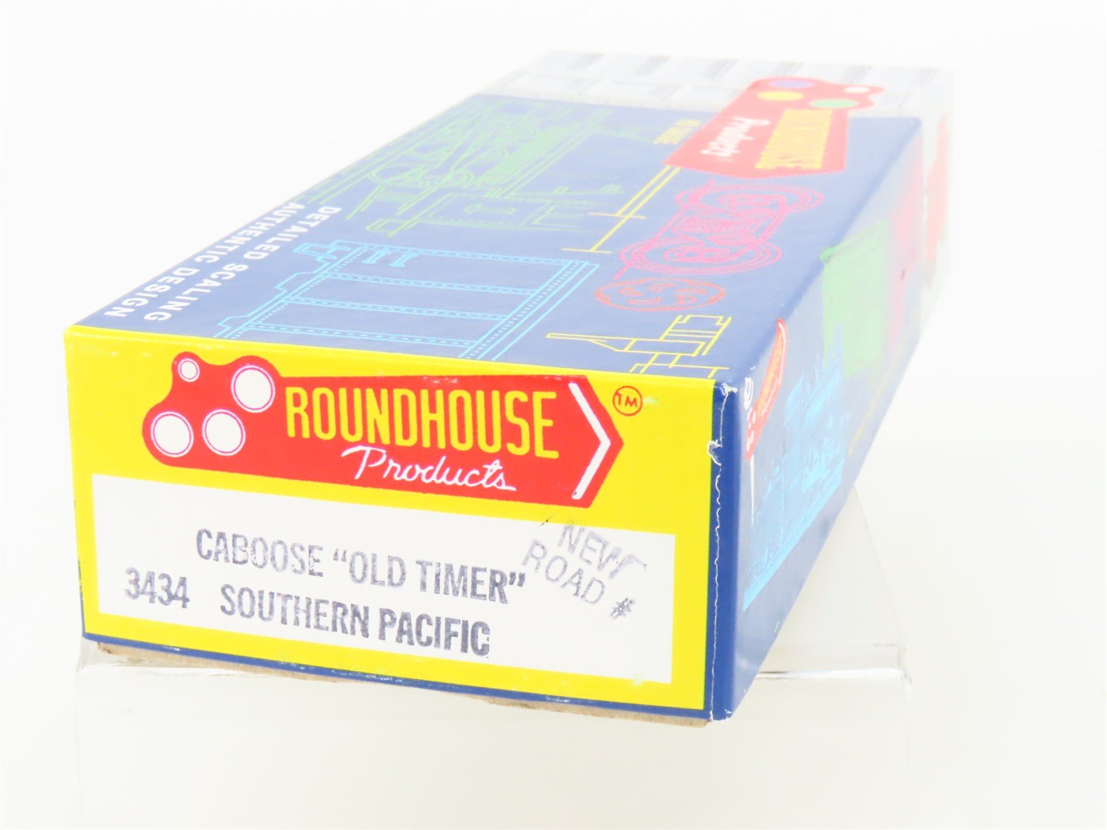 HO Scale Roundhouse Kit 3434 SP Southern Pacific Railroad Old Timer Caboose #405