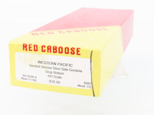 HO Scale Red Caboose Kit RC5006-4 WP Western Pacific Drop Bottom Gondola #9267