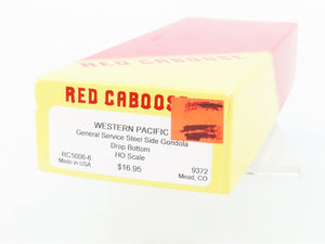 HO Scale Red Caboose Kit RC5006-6 WP Western Pacific Drop Bottom Gondola #9372