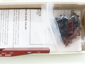 HO Scale Red Caboose Kit RC-2204a SP Southern Pacific 42' Flat Car #42637