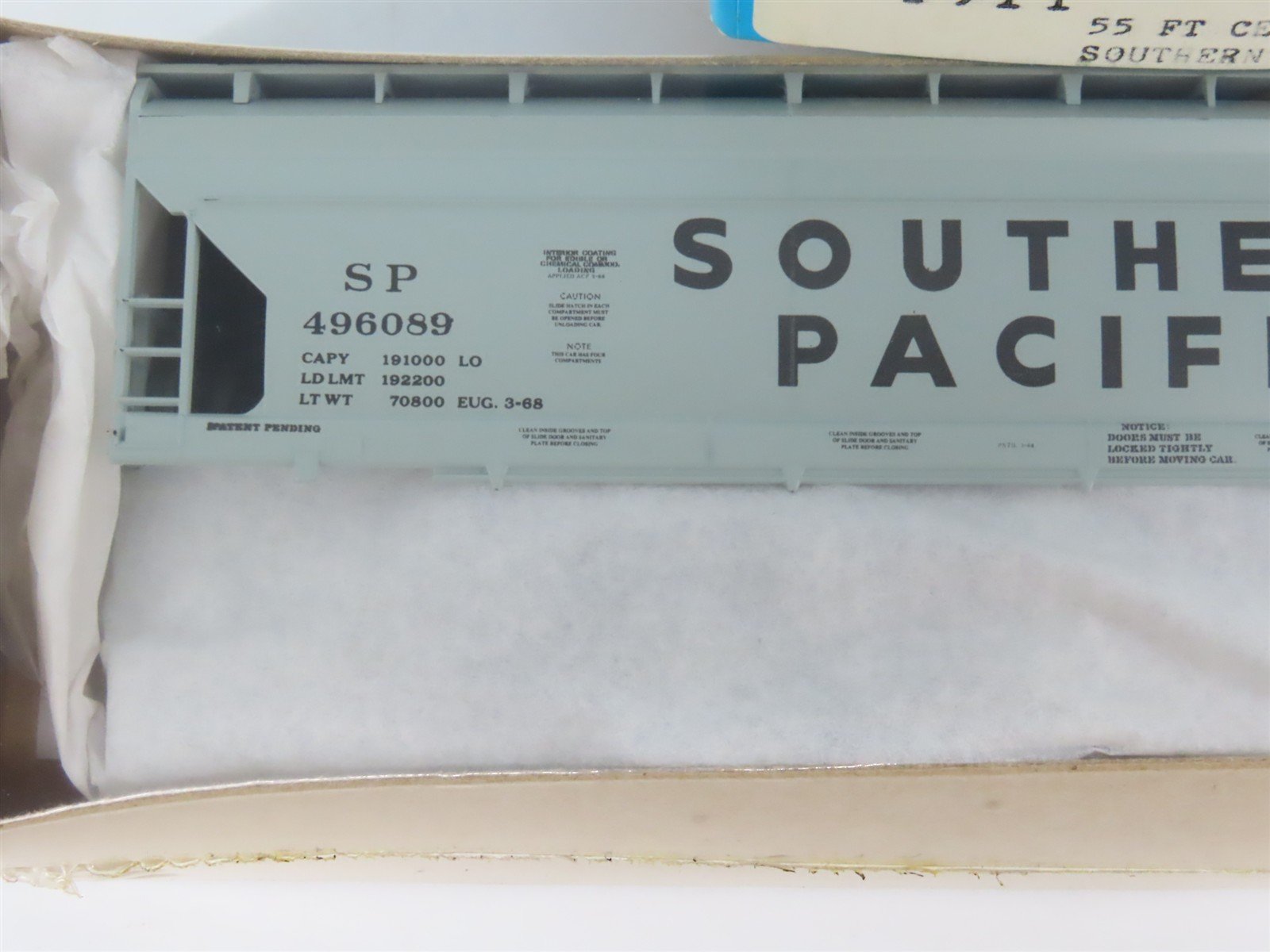 HO Athearn Kit 1911 SP Southern Pacific 55' Center Flow Hopper #496089 - Sealed