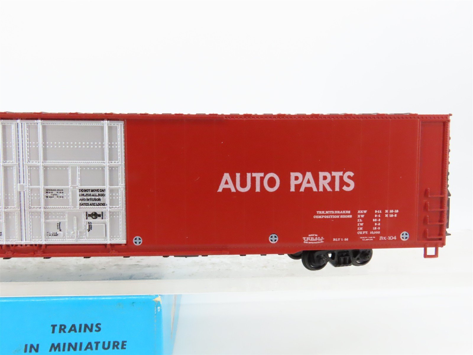 HO Scale Athearn Kit 1975 ATSF Santa Fe Railroad 86' Hi Cube Box Car #36950
