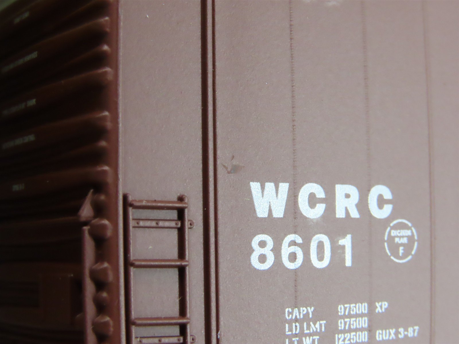 HO Scale Athearn Kit 1996 WCRC STS Maxi-Cube 86' Hi Cube Box Car #8601
