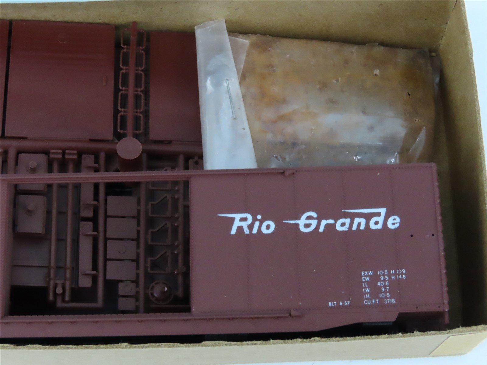 HO Scale Front Range Kit 4099 D&RGW Rio Grande 40' Double Door Box Car #60325