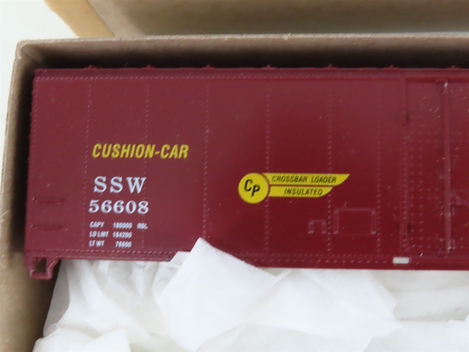 HO Roundhouse Kit 00638 SSW Cotton Belt /SP Southern Pacific 50' Box Car 4-Pack