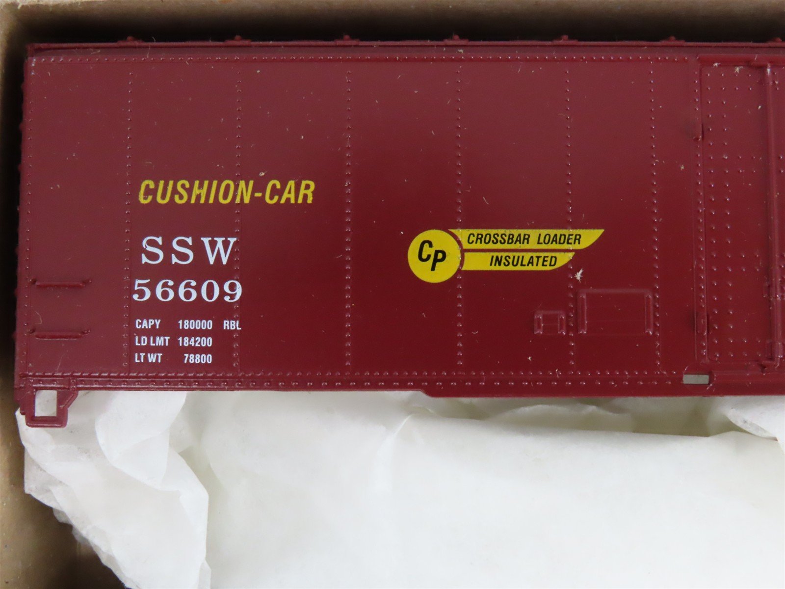 HO Roundhouse Kit 00638 SSW Cotton Belt /SP Southern Pacific 50' Box Car 4-Pack