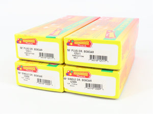 HO Roundhouse Kit 00638 SSW Cotton Belt /SP Southern Pacific 50' Box Car 4-Pack