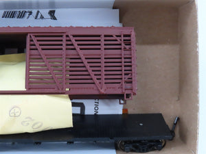 HO Scale Athearn Kit 1774 Undecorated Stock Car - Partially Assembled