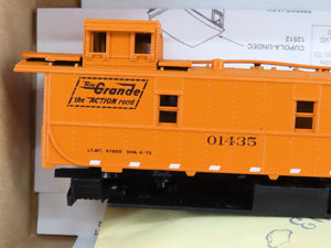 HO Scale Athearn Kit 1258 D&RGW Rio Grande Railroad Cupola Caboose #01435