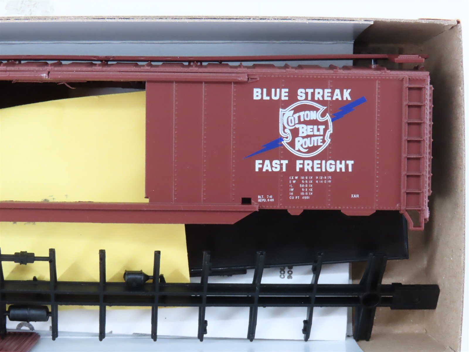HO Scale Athearn Kit 5032 SSW Cotton Belt Route 50' Auto Box Car #46239