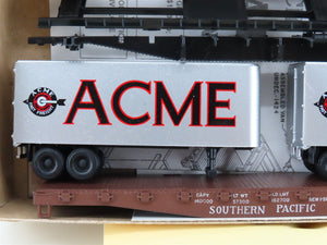 HO Scale Athearn Kit 1408 SP Southern Pacific 50' Flat Car #30259 w/ Trailers