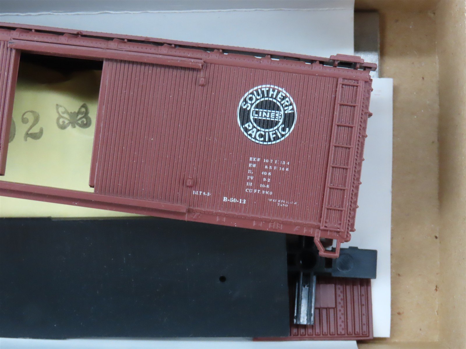 HO Scale Athearn Kit 5235 T&NO SP Southern Pacific 40' Wood Box Car #38368