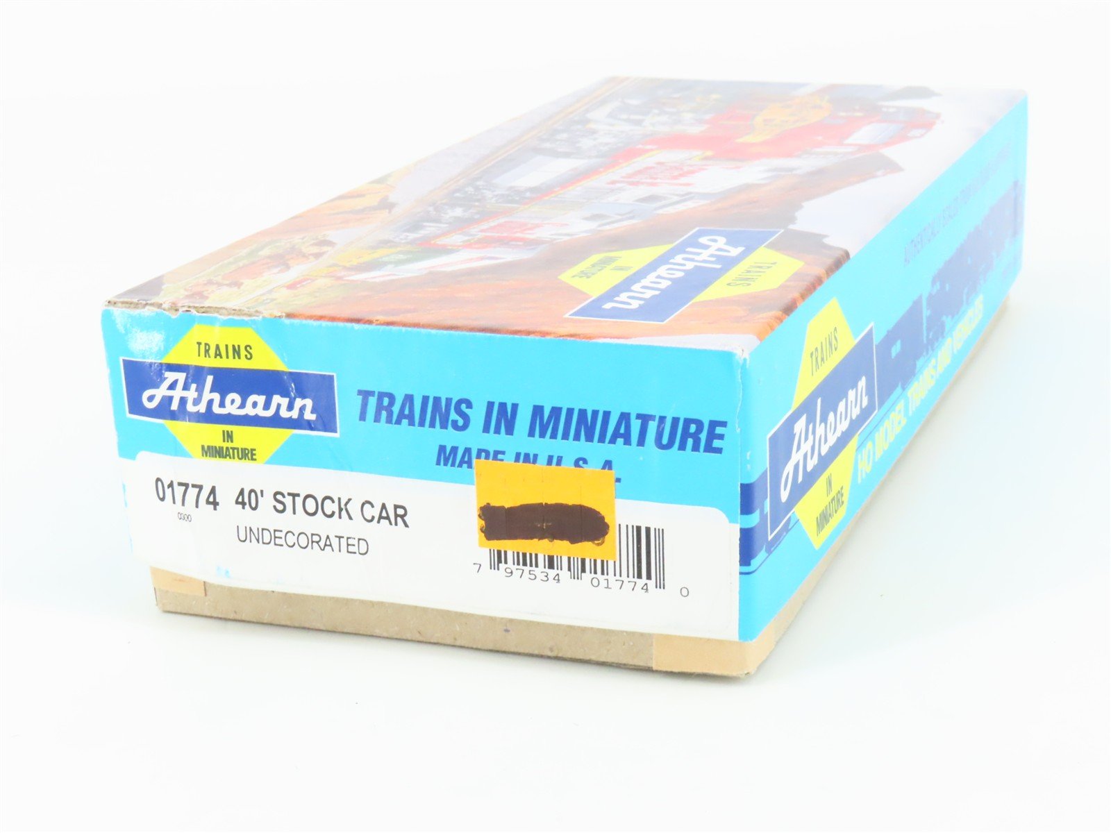 HO Scale Athearn Kit 01774 Undecorated 40' Stock Car