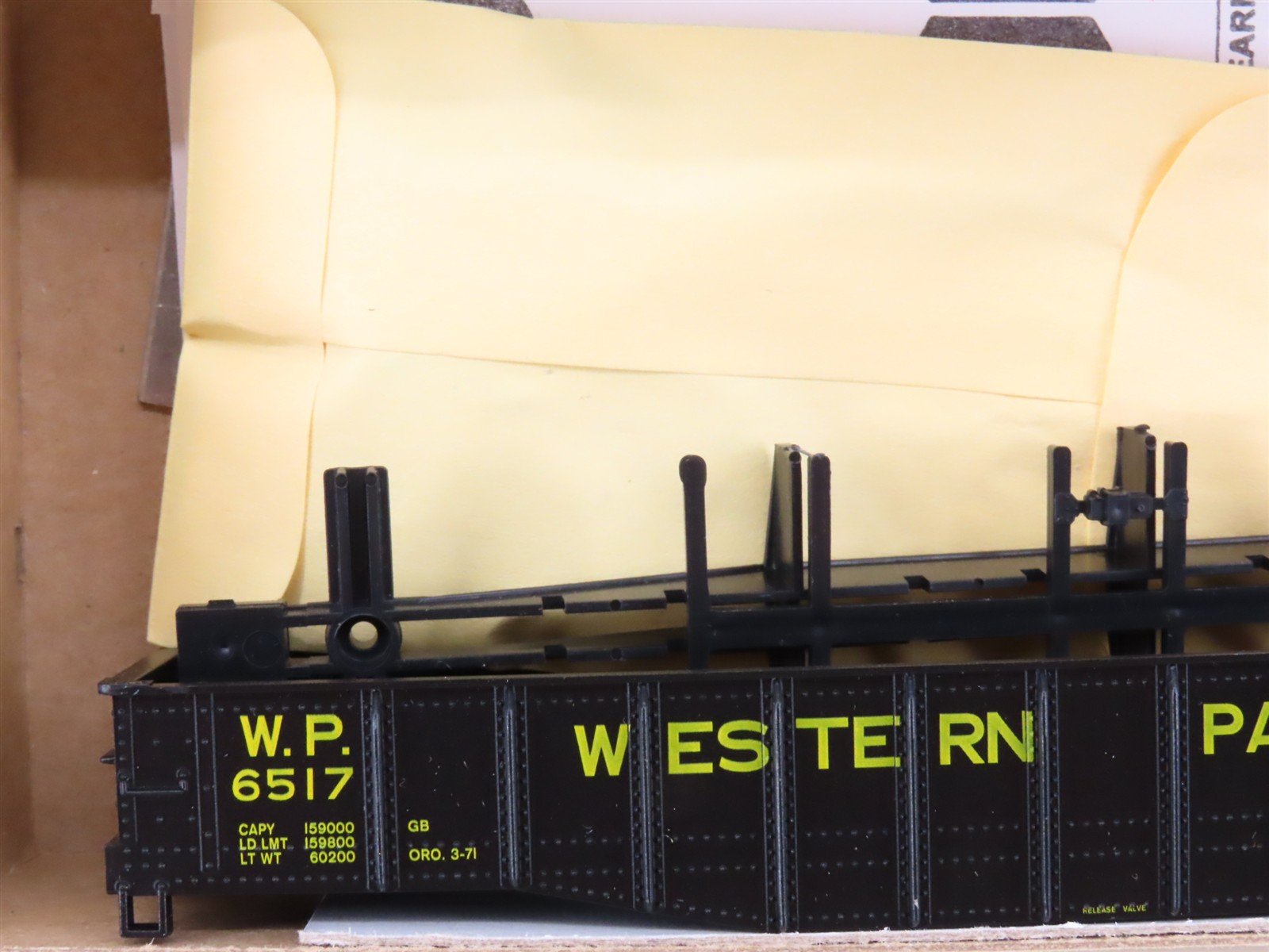 HO Scale Athearn Kit 1746 WP Western Pacific Railroad 50' Open Gondola #6517