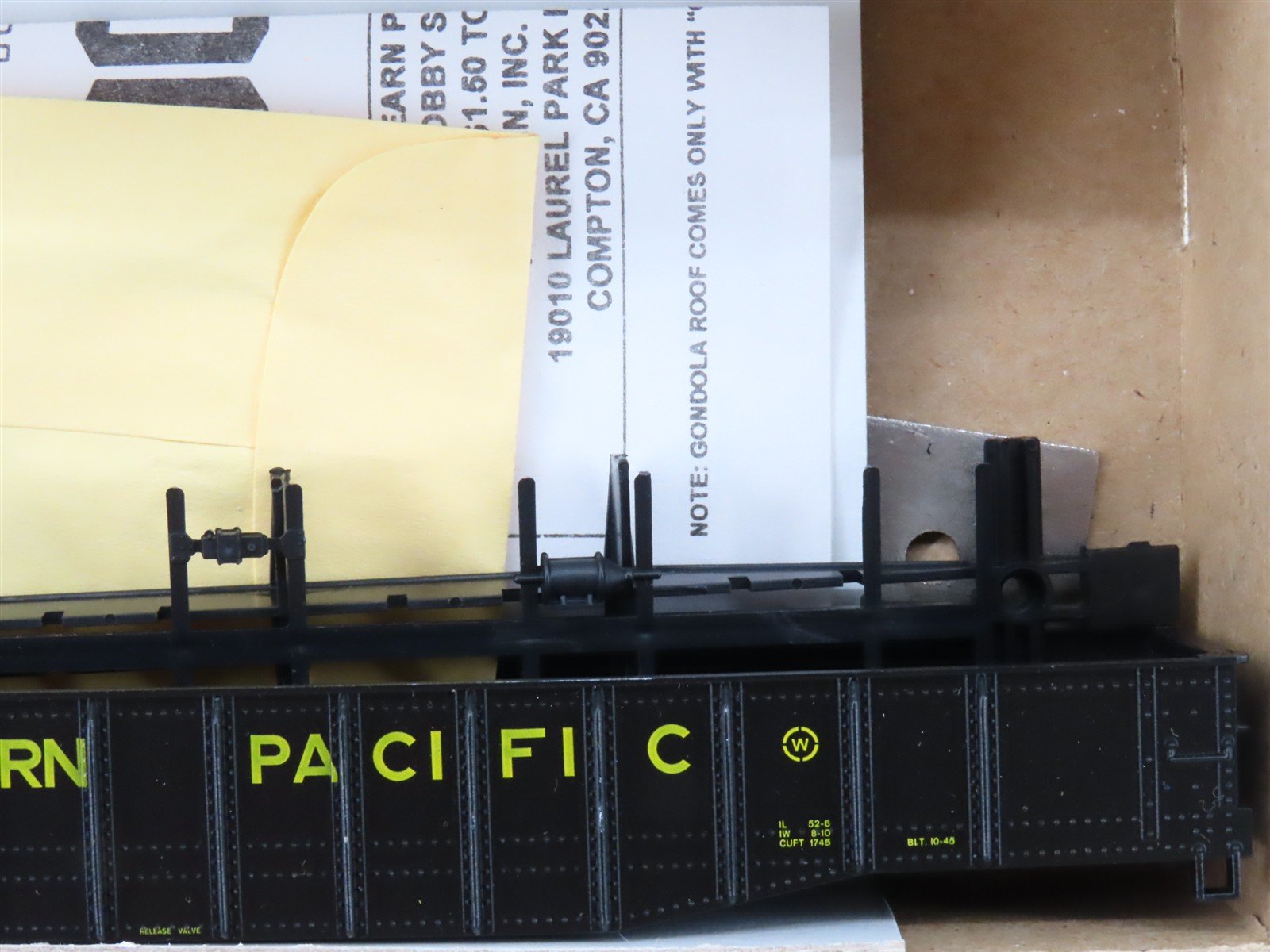 HO Scale Athearn Kit 1746 WP Western Pacific Railroad 50' Open Gondola #6517