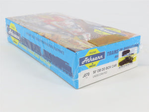 HO Athearn Kit 5070 Undecorated 50' Outside Braced Double Door Box Car - Sealed
