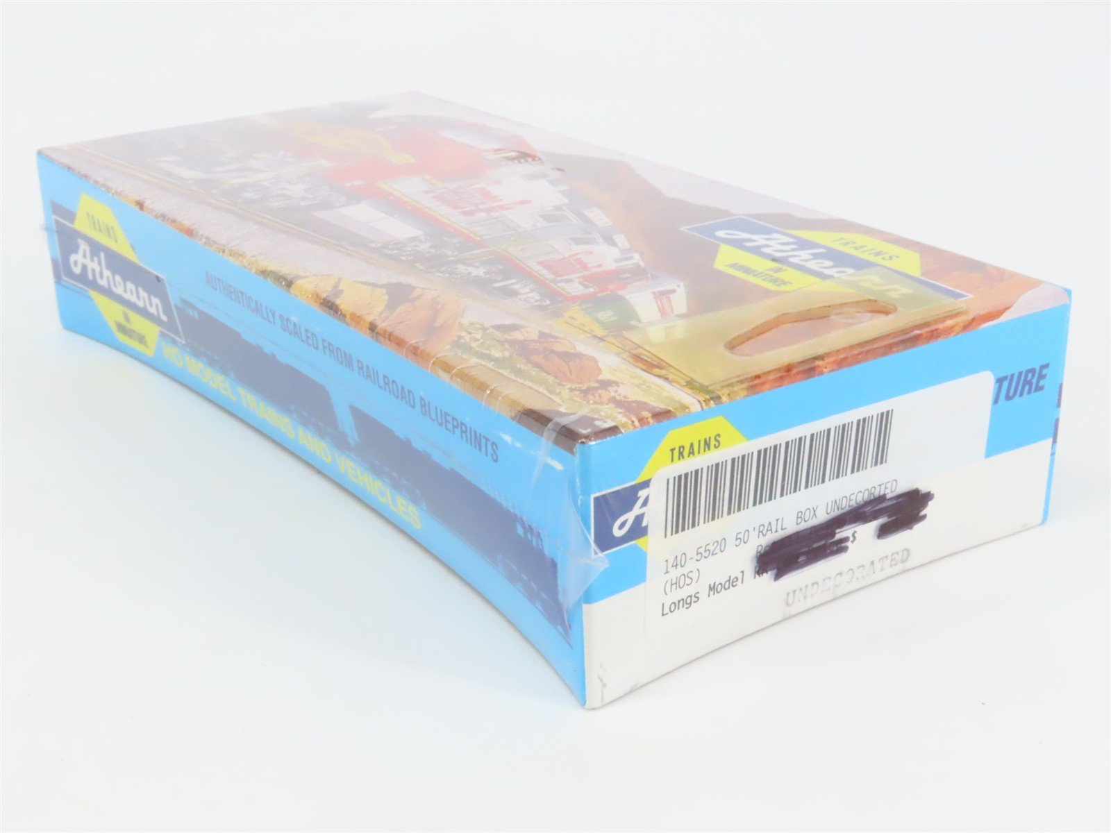 HO Scale Athearn Kit 5520 Undecorated 50' Single Door Rail Box Car - Sealed