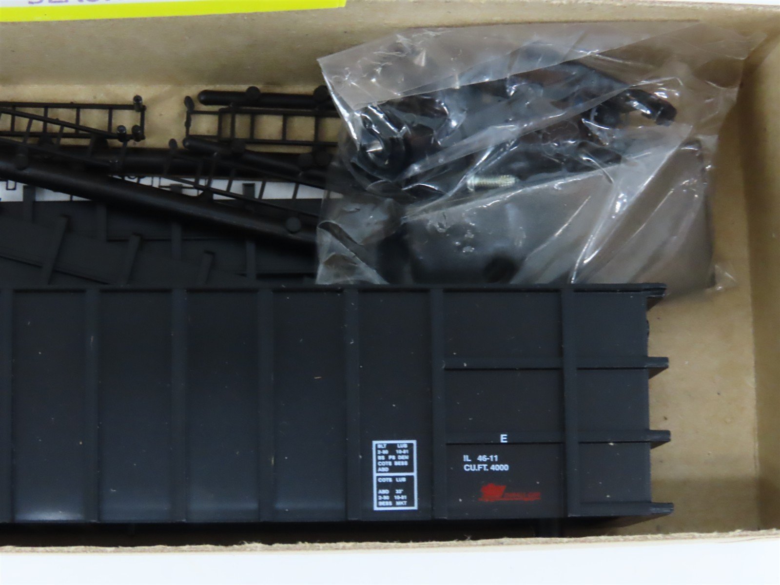 HO Scale Roundhouse Kit 7843 DRGW Rio Grande Railroad Thrall Coal Gondola #13308