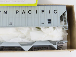 HO Scale Roundhouse Kit 3525 WP Western Pacific 50' Covered 3-Bay Hopper #12057