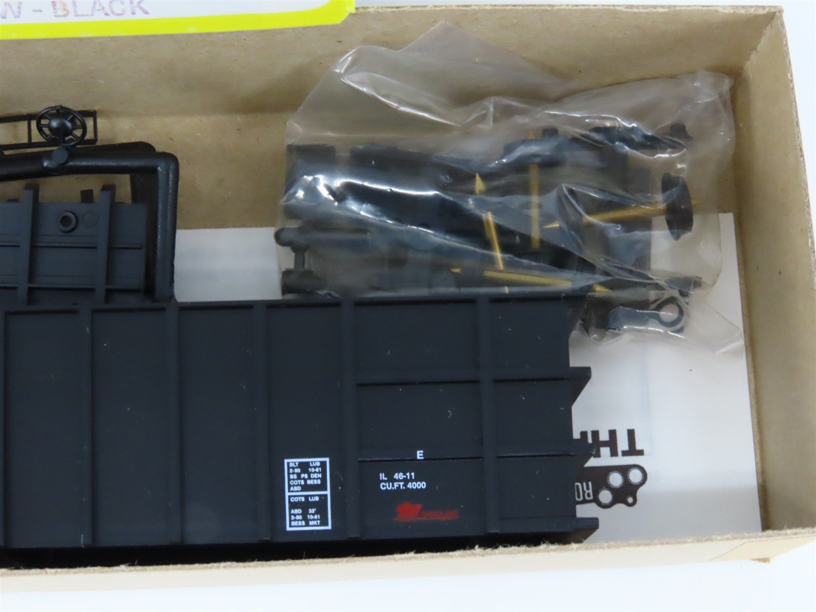 HO Scale Roundhouse Kit 7843 DRGW Rio Grande Railroad Thrall Coal Gondola #13306