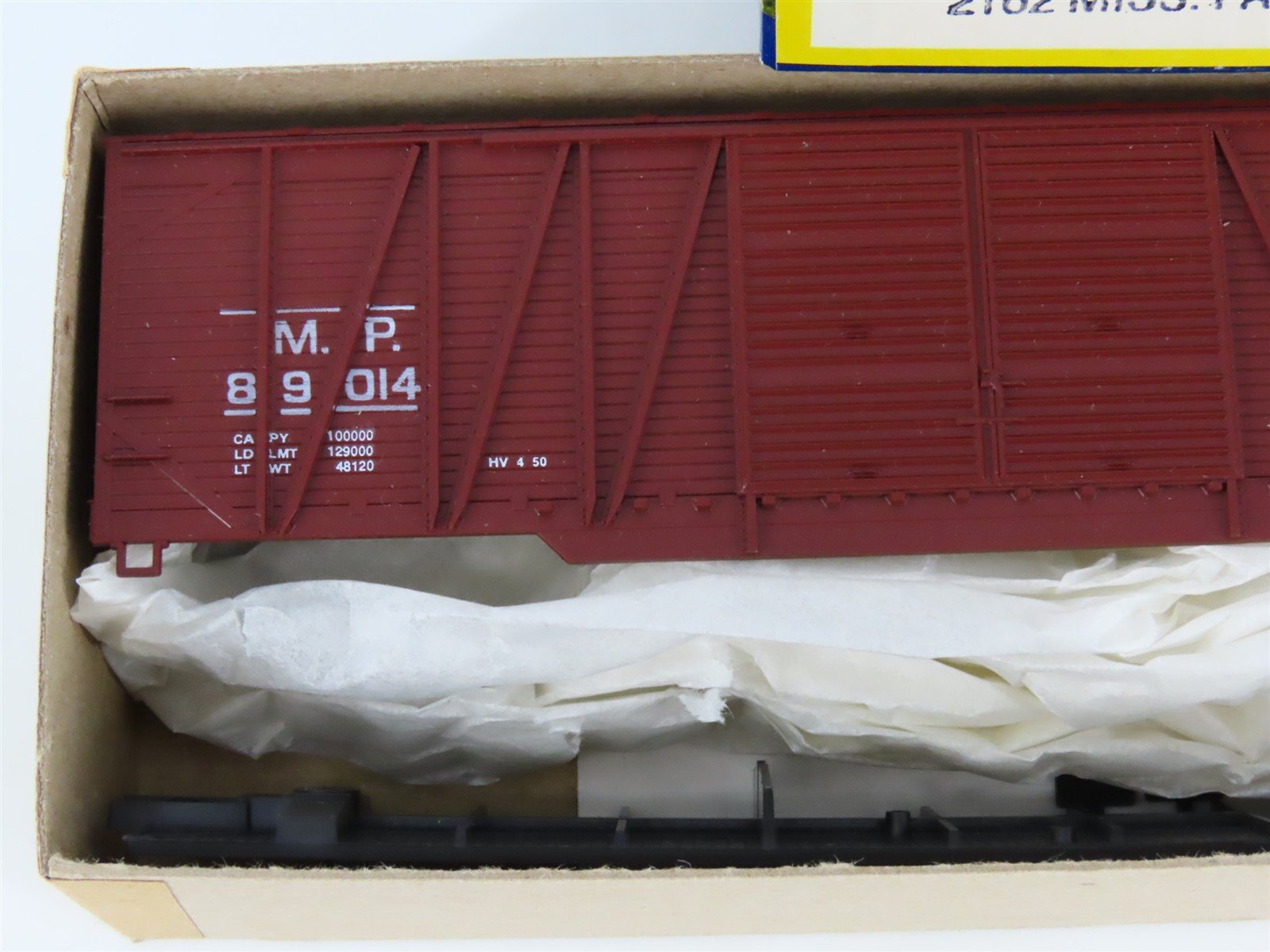HO Scale Roundhouse Kit 2162 MP Missouri Pacific Double Door 50' Box Car #89014